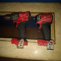 Older Milwaukee Fuel Hammer Drill And Impact 