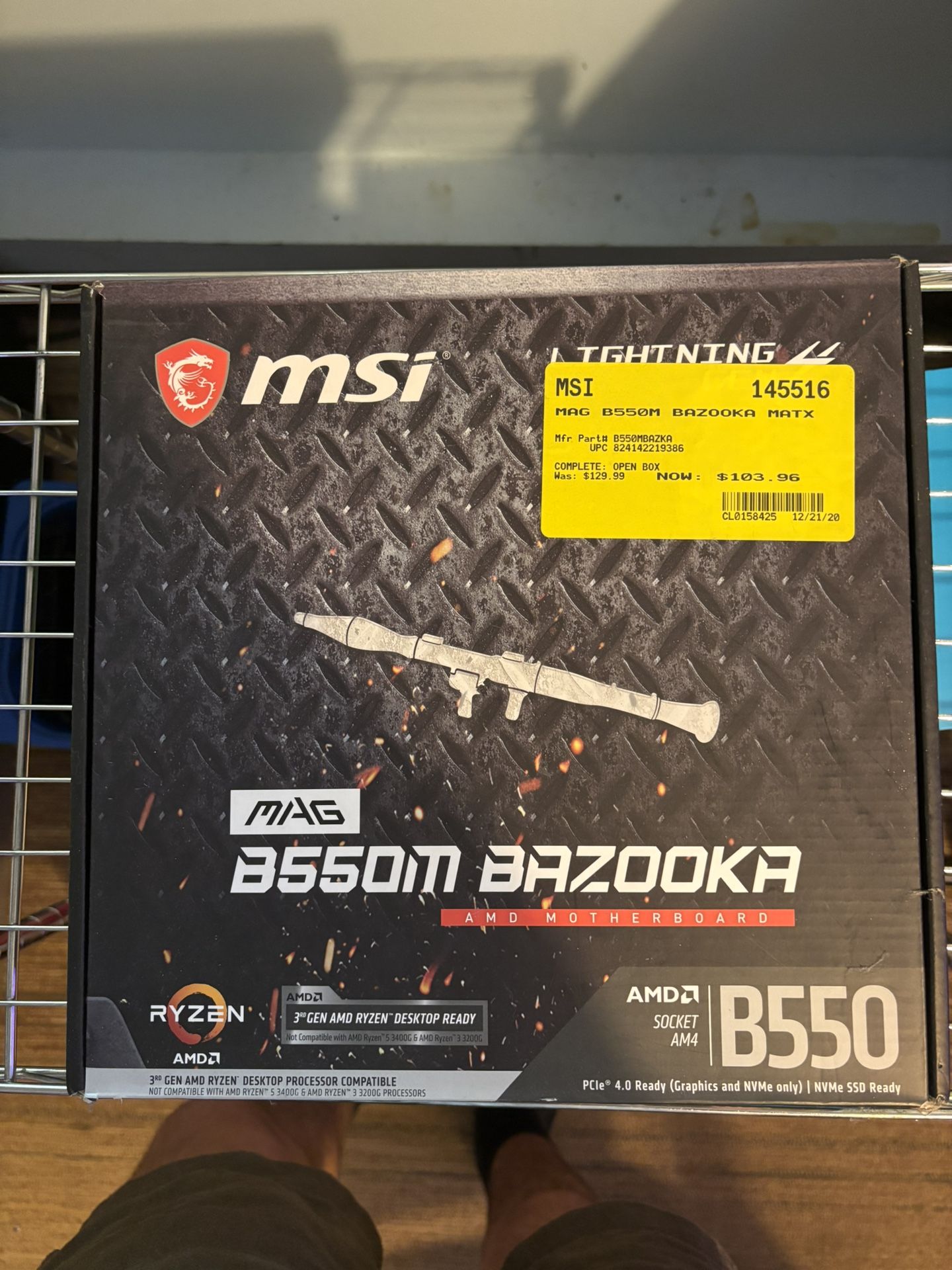 (can negotiate)MSI MAG B550 BAZOOKA motherboard 