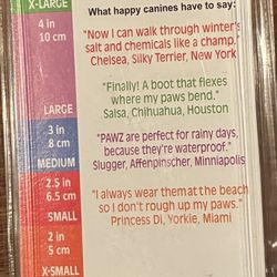 XX Small Rubber Dog Booties