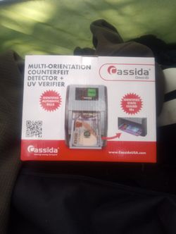 Counterfeit Detector+UV Verifier. Cassida