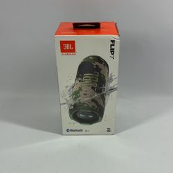 New JBL JBL FLIP 7 Portable Waterproof Bluetooth Speaker Camo FLIP7