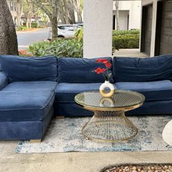 Restoration Hardware Modern Soft L Shaped Couch 