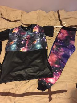 exclusive leather jogger suit two piece