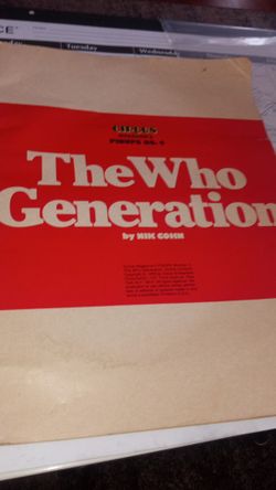 1970s The Who Generation Magazine