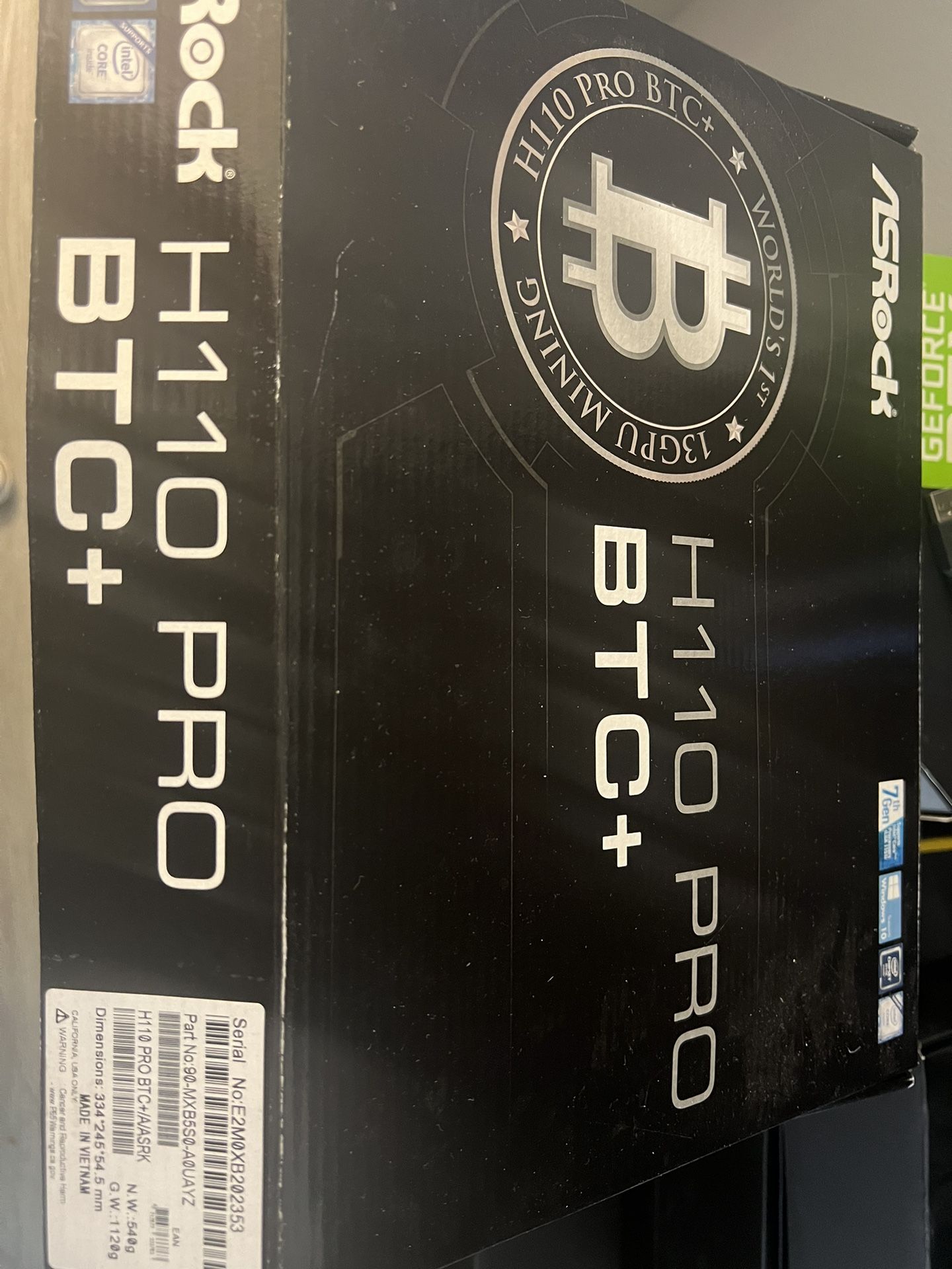 H110 pro bTC With G3900 Pentium Cpu