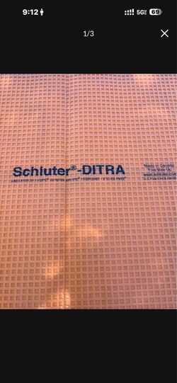 NEW SCHLUTTER DITTA TILE UNDERLAYMENT