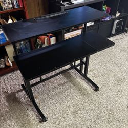 Adjustable Two Tier Desk