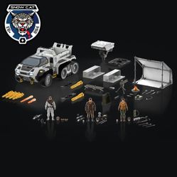 G.I. Joe Classified Haslab Snow C.A.T. Vehicle W/ Figures - Last One!