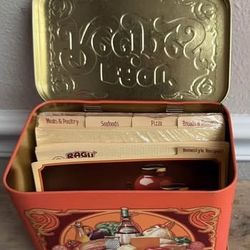 Ragu Recipes Tin Box With Recipe Cards Tin Made In England just $8 
