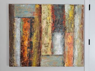 Large Textured Abstract Painting