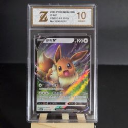 Eevee V 013/015 10 GEM MINT Holo Chinese-US Seller
