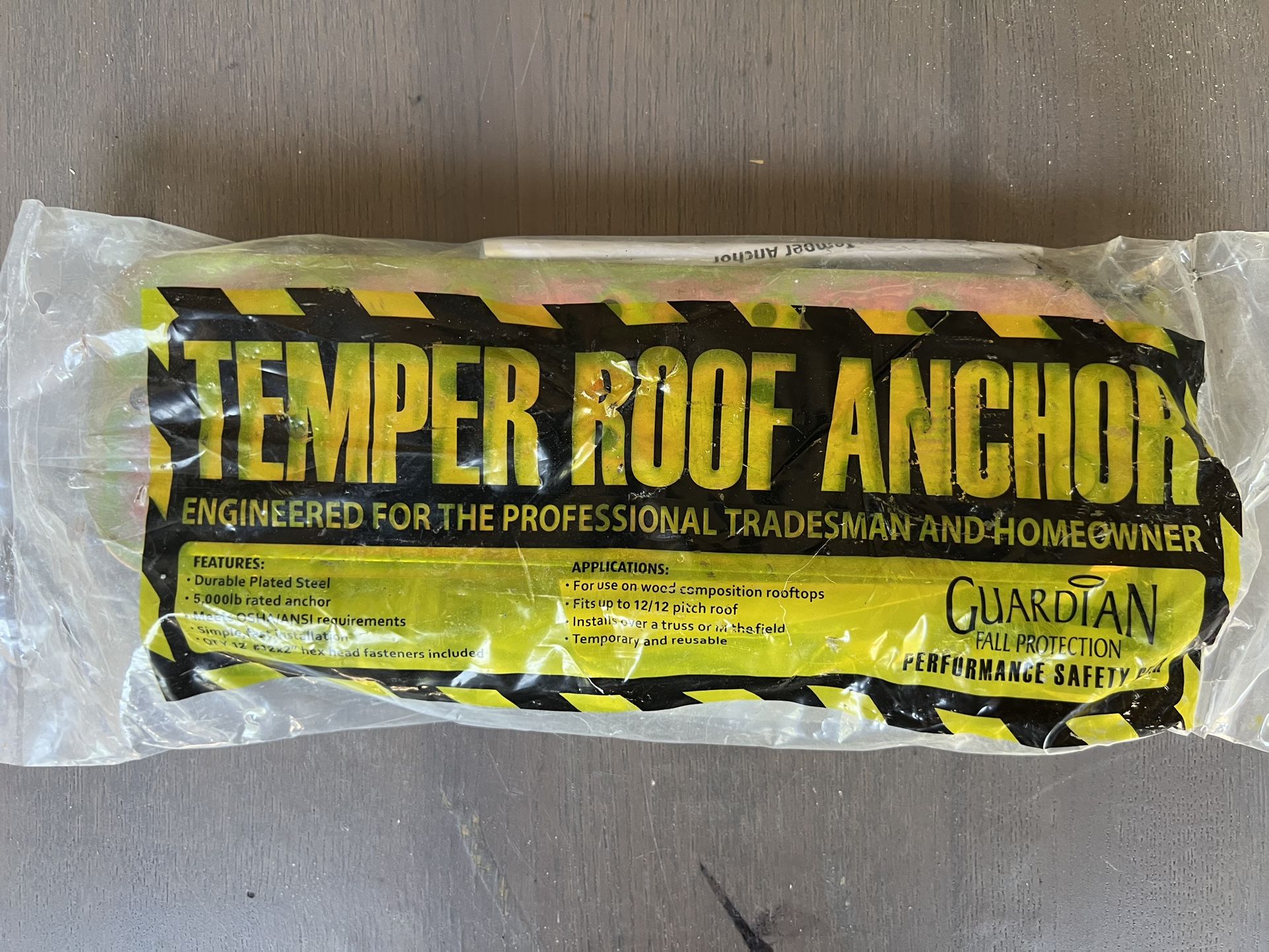 Guardian Fall Protection Ridge It Roof Stainless Steel Safety Anchor 5 Pieces