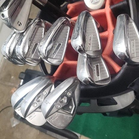 TaylorMade P760 Forged Irons 4-PW + P790 4i w/ X100 Shafts + RAC Z-TP Wedges – FULL 14-Piece Set w/ Aeroburner Driver, 3W, PXG Hybrid, Odyssey 2-Ball