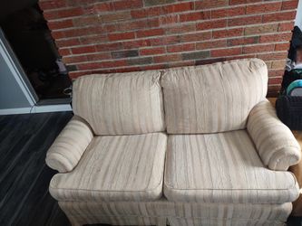 Beautiful Striped Couch