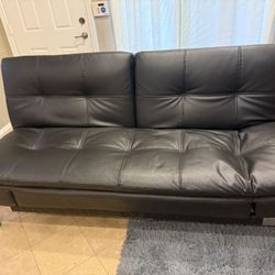 Ottoman Leather Couch