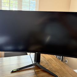 LG Monitor 38 Inch Curved 