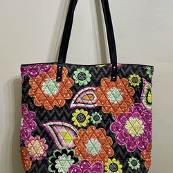 Vera Bradley Ziggy Zinnia Tote Bag