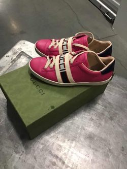 Gucci Ace Sneakers Pink Leather