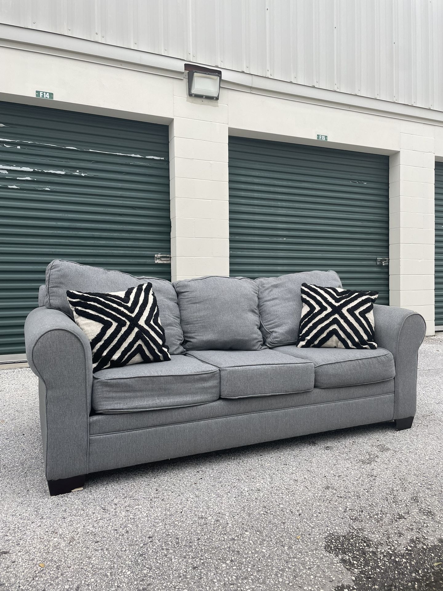 Comfy Grey Couch