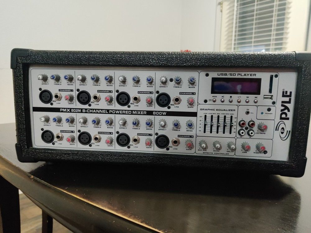 Audio Mixer/ Amplificador De Audio