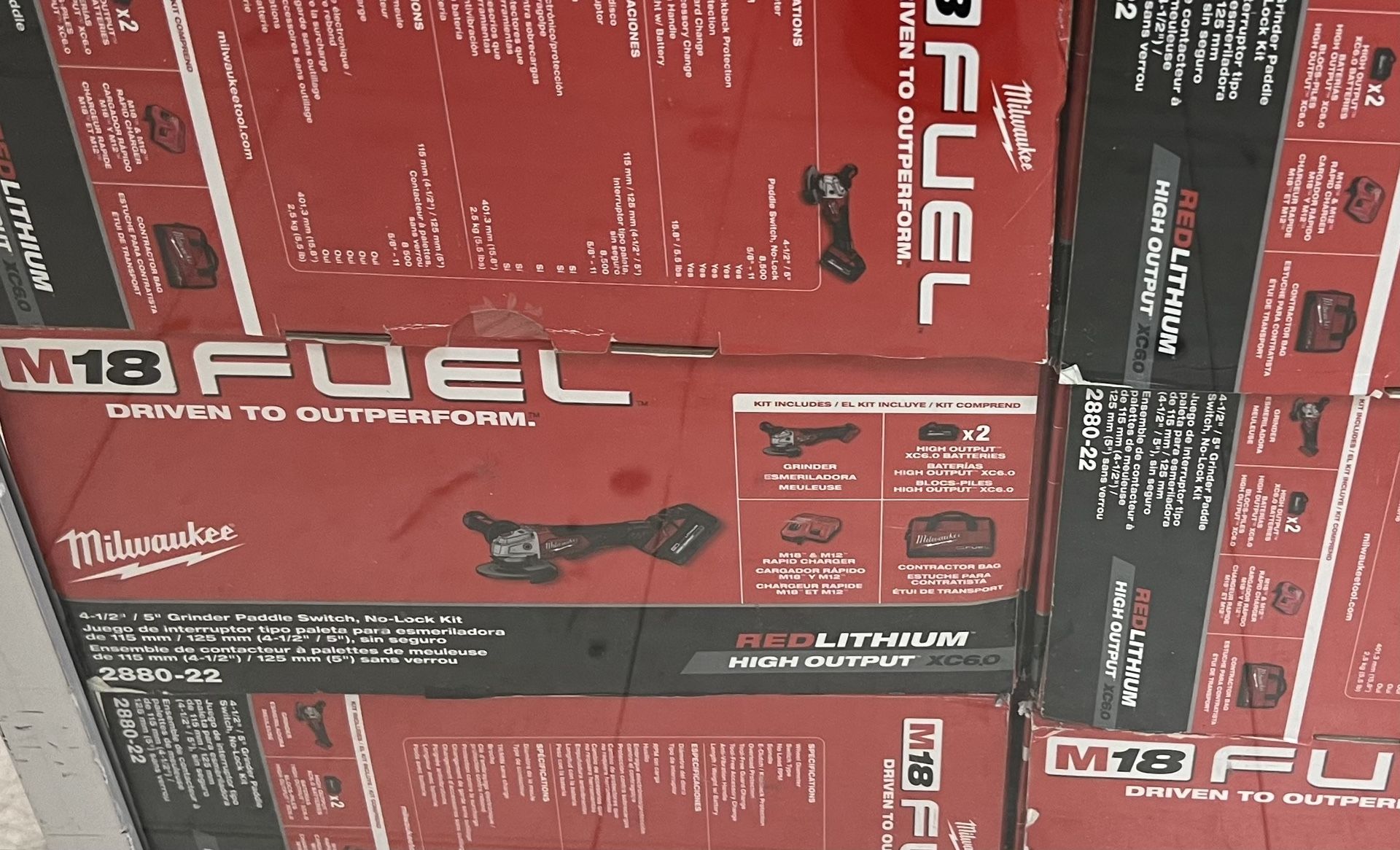 4.5 Grinder Paddle 2 Battery Charger Bag