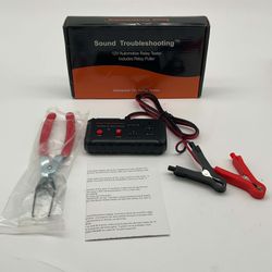 *NEW* Sound Troubleshooting  Automotive Relay Tester with Relay Puller 12V Auto Relay Diagnostic Tool