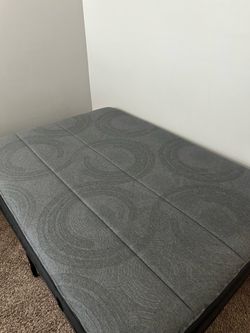 Full size bed (bed frame included)