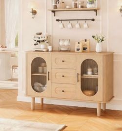 Natural Wood Sideboard buffet