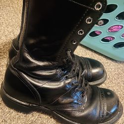 Black Military Boots