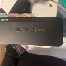 Conmutador KVM HDMI 4K 60Hz Monitor doble, conmutador KVM de 2 puertos