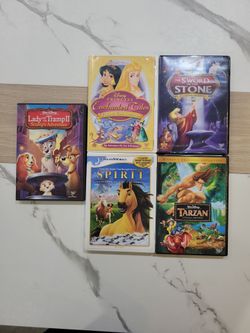 Lot of 5 Disney & DreamWorks DVDs