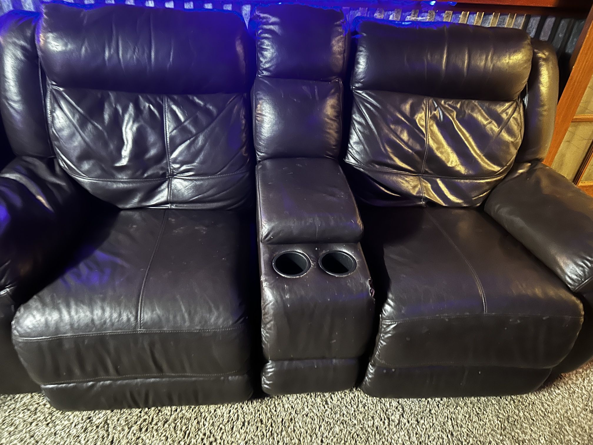  Leather Loveseat For Sale!