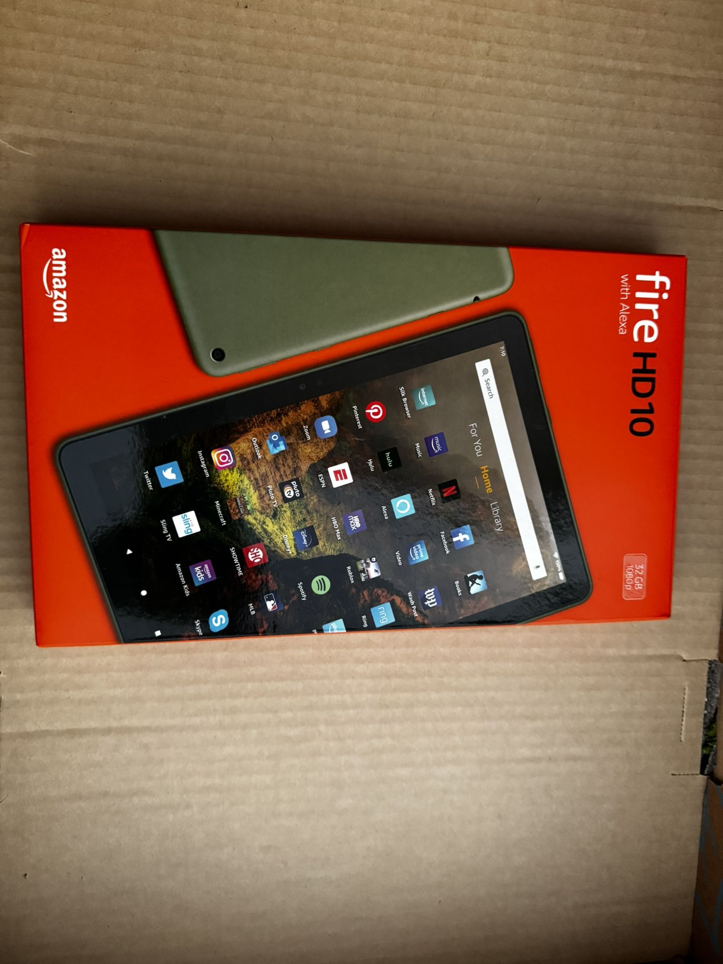 Amazon Fire HD 10.1” Tablet 32GB, With Google Apps