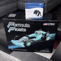 Formula Floats AMSPEED Race Car and Electric Air Pump