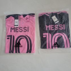 BRAND NEW Adult InterMiami Messi #10 Adidas Royal Caribbean Jersey