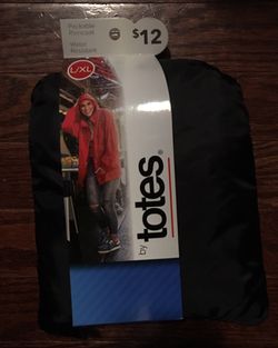 New Packable Raincoat by Totes Size L/XL