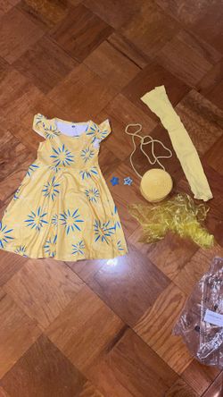 Joy From Inside Out Halloween Costume 4-5