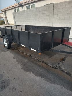 Trailer 7×12 with lock