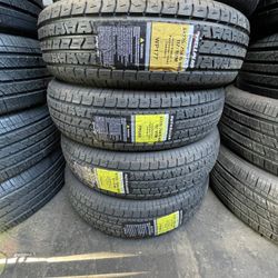 ST 225/75/15 Trailer Tires New Mounted And Balanced