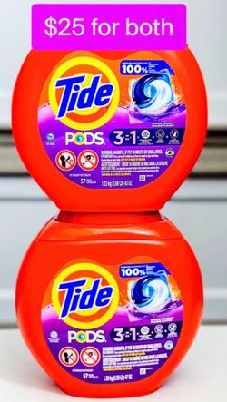 Tide pods (57 pods) both