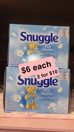 Snuggle dryer sheets