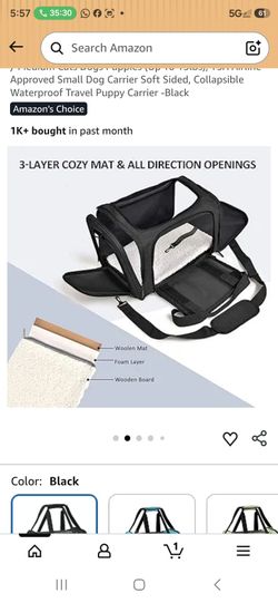 Cat Carriers Dog Carrier Pet Carrier for Small / Medium Cats Dogs Puppies