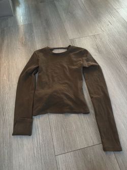 Zara backless top size small
