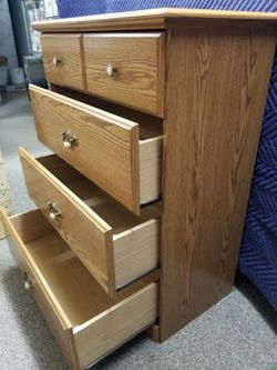 Like-New, Sauder, Four Drawer Wooden Bureau