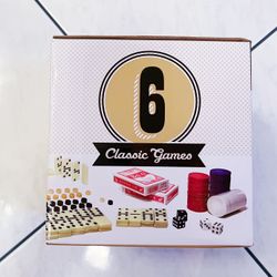BRAND NEW 6 Classic Games Cube