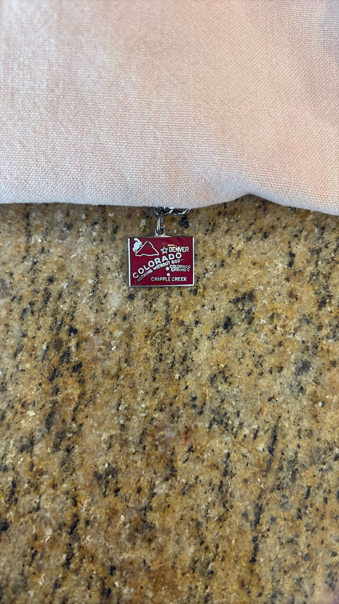 Vintage Sterling Charm, Colorado