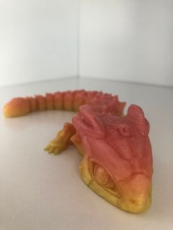 3D Printed Articulated Dragon Figurine