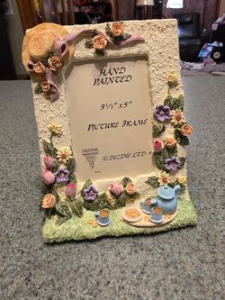 Vintage Hand Painted Frame