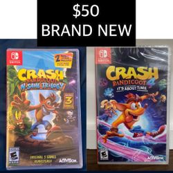 Crash Bandicoot N-Sane Trilogy & Crash Bandicoot 4 It’s About Time (NEW) 