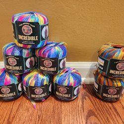🔥DYE LOTS MATCH🔥Ribbon Bundle~8 Skeins w/ Beginner-level project directions inside the wrapping paper
